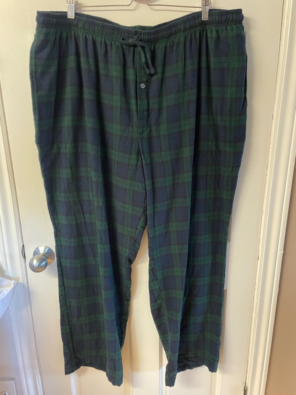 L. L. Bean plaid flannel casual sleep pants men’s size 3XL